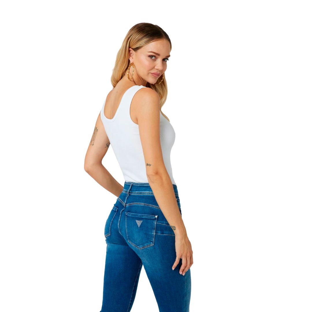 RIBBED KNIT TANK TOP - W4GP59KB1O1