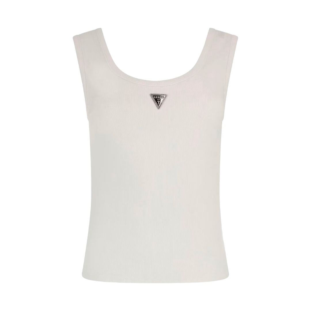 RIBBED KNIT TANK TOP - W4GP59KB1O1