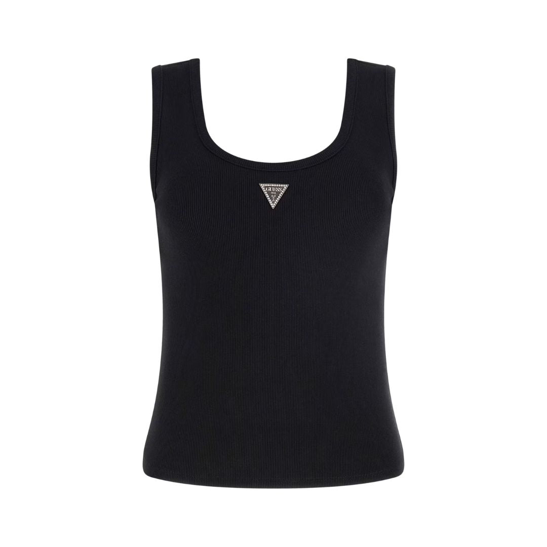 RIBBED KNIT TANK TOP - W4GP59KB1O1