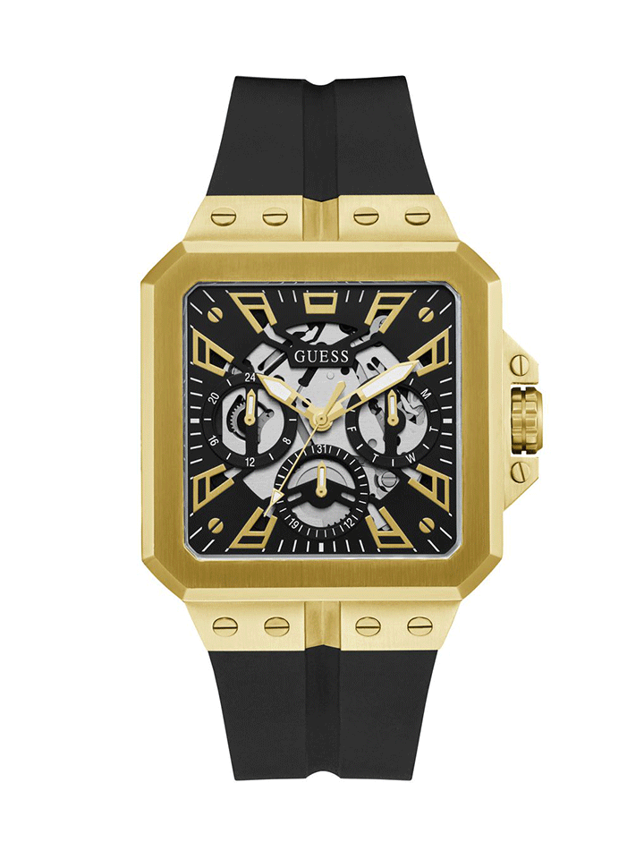 Guess Gents Watch LEO Black Gold - GW0637G2
