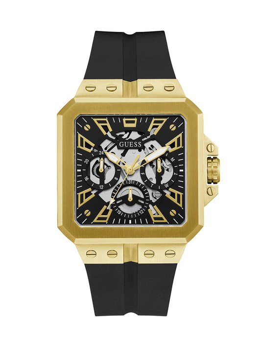 Guess Gents Watch LEO Black Gold - GW0637G2