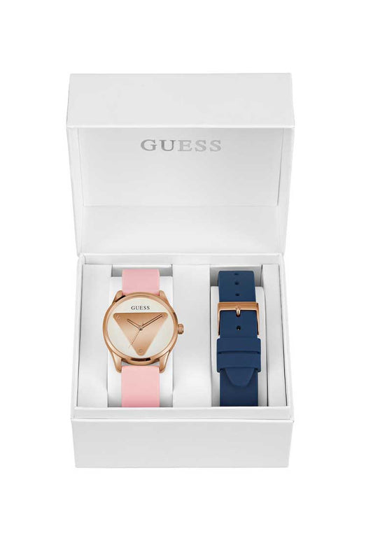 GUESS Ladies Watch EMBLEM  Interchangeable Straps - GW0642L3