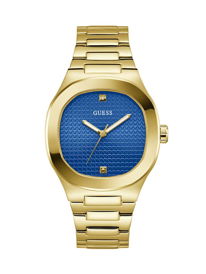 GUESS Gents Watch HEADLINE Gold Tone - GW0662G2