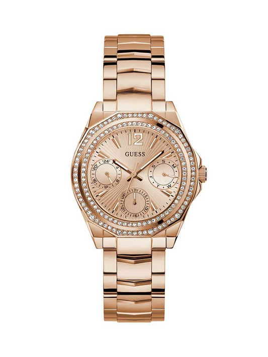 GUESS Ladies Watch RITZY  Rose Gold Tone - GW0685L3