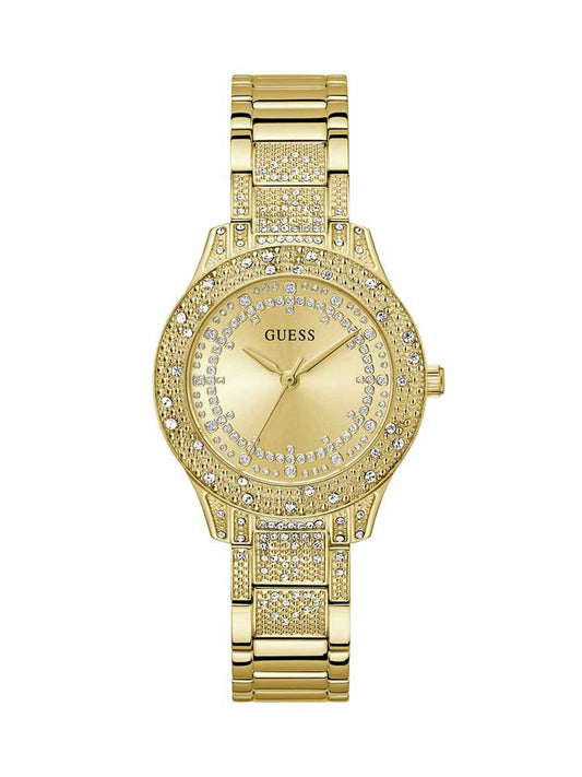 GUESS Ladies Watch SHOOTING STAR GOLD TONE - GW0746L2