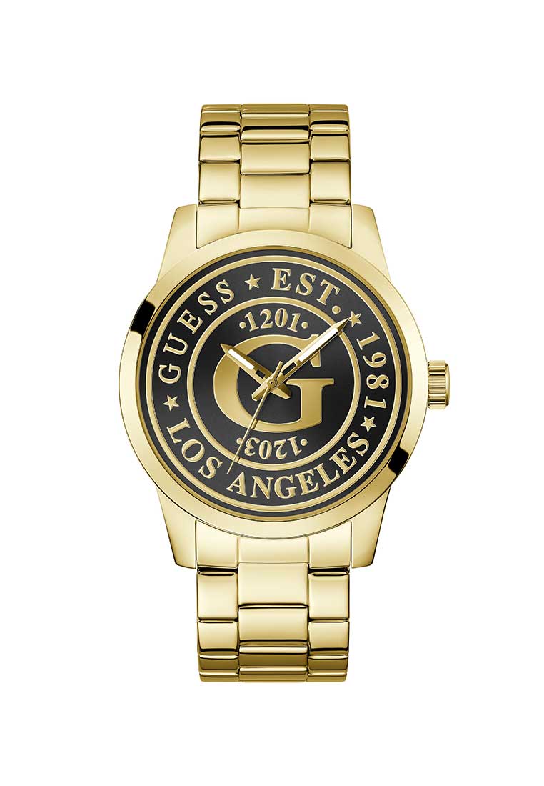 GUESS Gents Watch COLLEGIATE G GOLD TONE - GW0888G2