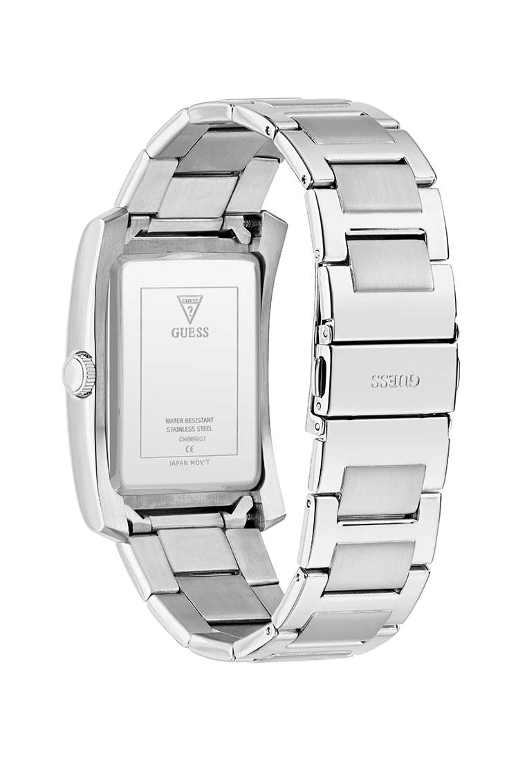 GUESS Gents Watch CLYDE SILVER TONE - GW0896G1