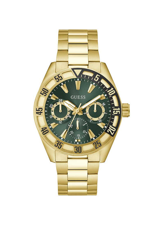GUESS Gents Watch LETTERMAN GOLD TONE - GW0904G2