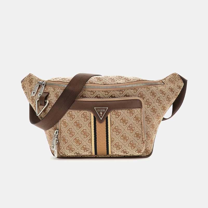 MILANO MAXI BUM BAG WITH FRONT - TAS GUESS ORIGINAL PRIA