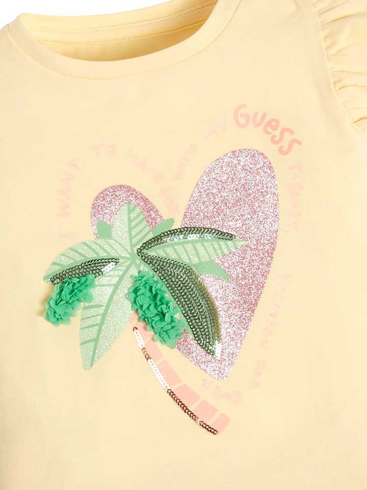 GUESS KIDS - GIRL TODDLER T-SHIRT - K3GI11K6YW1 A20F