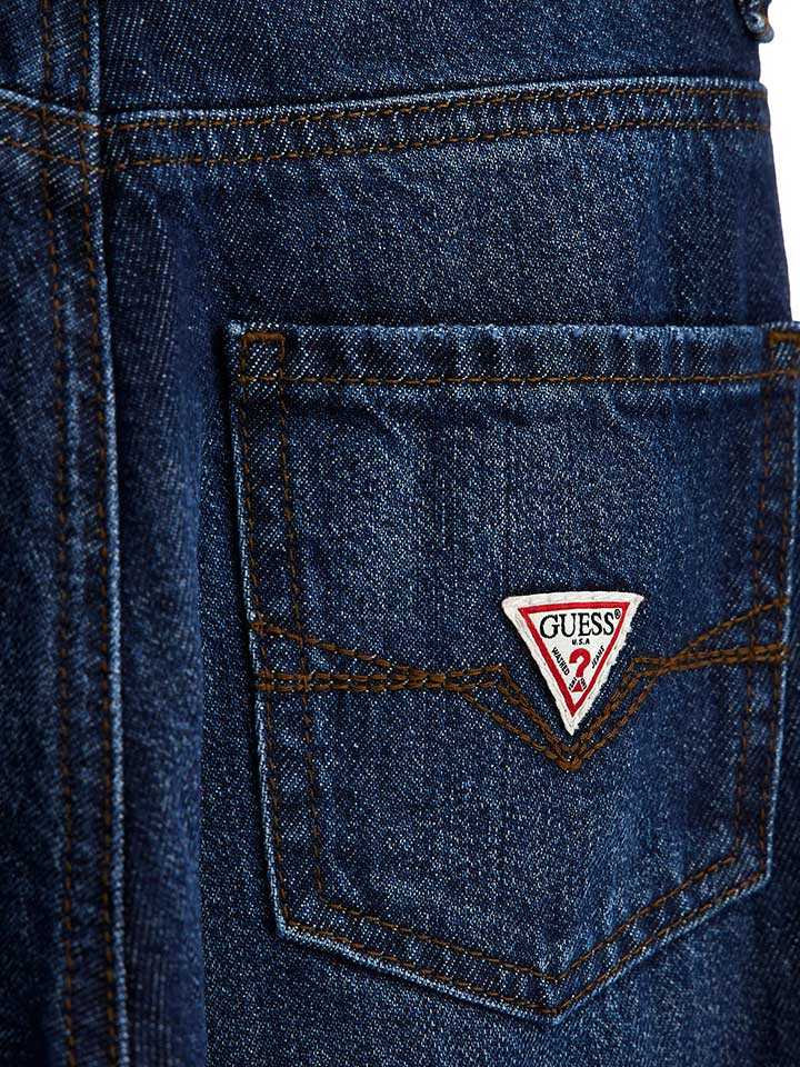 GUESS KIDS GIRL - DENIM OVERSIZE PANTS - L3BA17D45E0 UONY