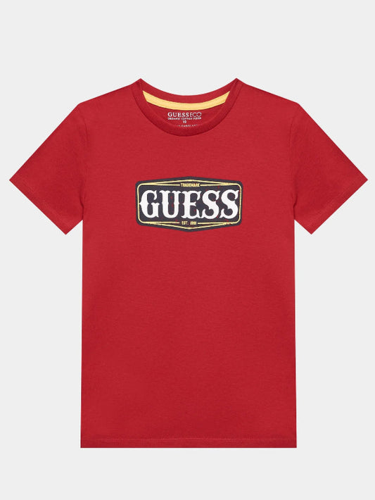 GUESS KIDS BOY - WASHED LOGO TEE -  L3BI01I3Z14