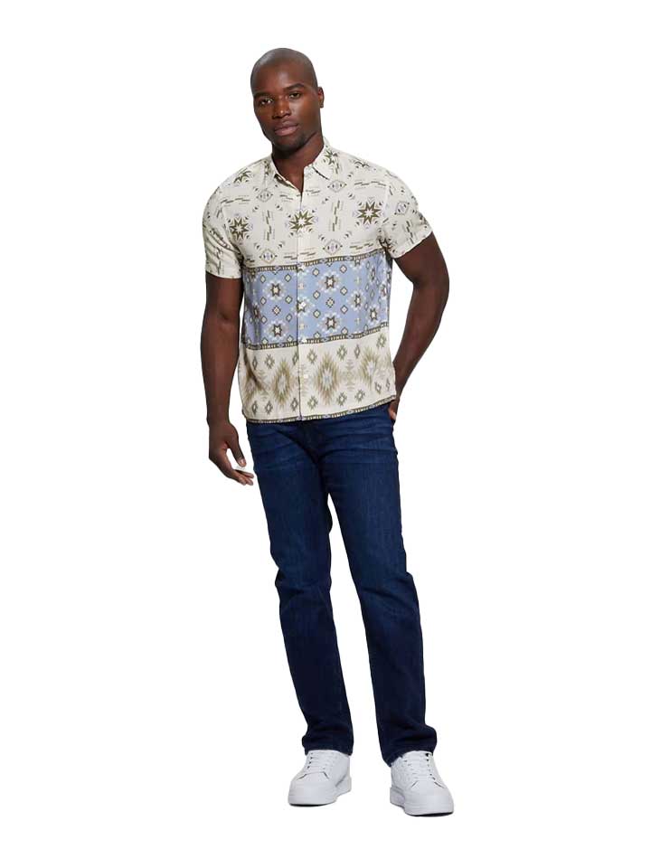 ECO RAYON SOUTHWEST SHIRT - M4BH65WD4Z2