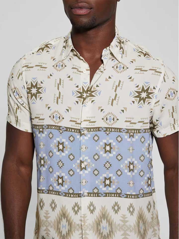 ECO RAYON SOUTHWEST SHIRT - M4BH65WD4Z2