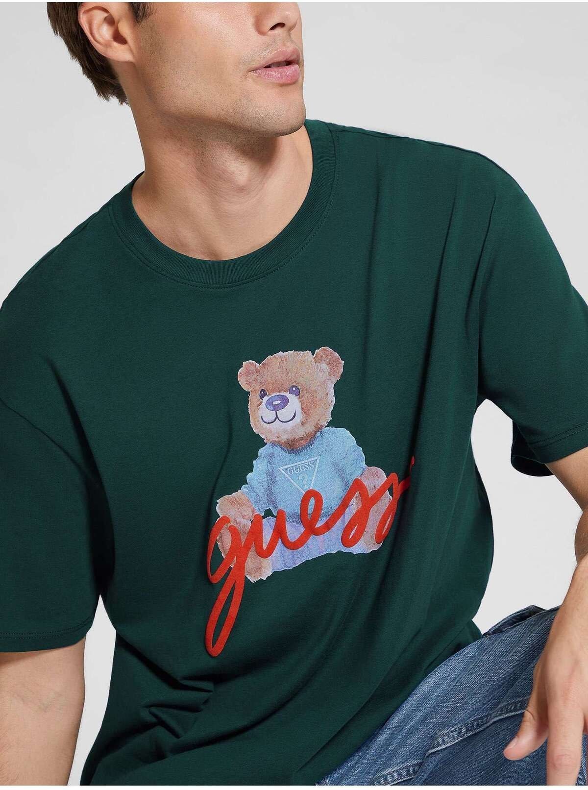 SS GUESS BEAR TEE - M4RI81K9RM1