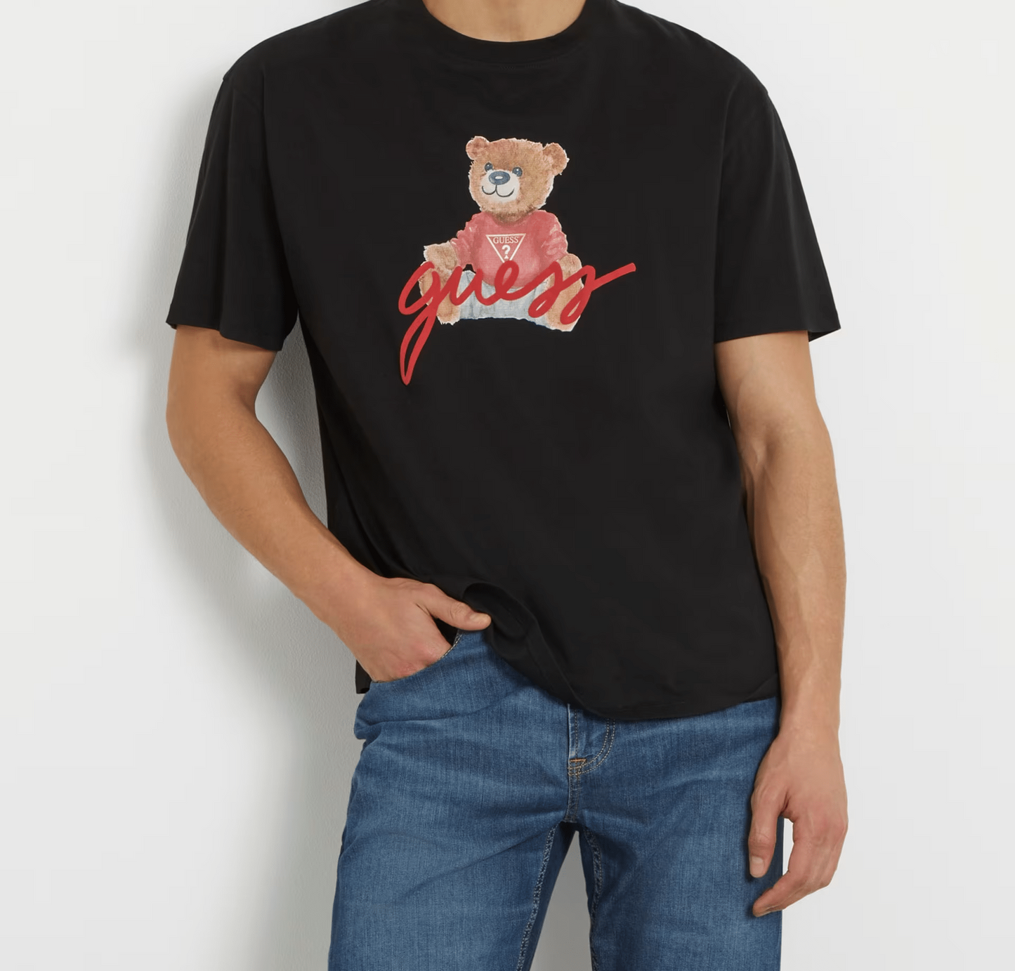 SS GUESS BEAR TEE - M4RI81K9RM1