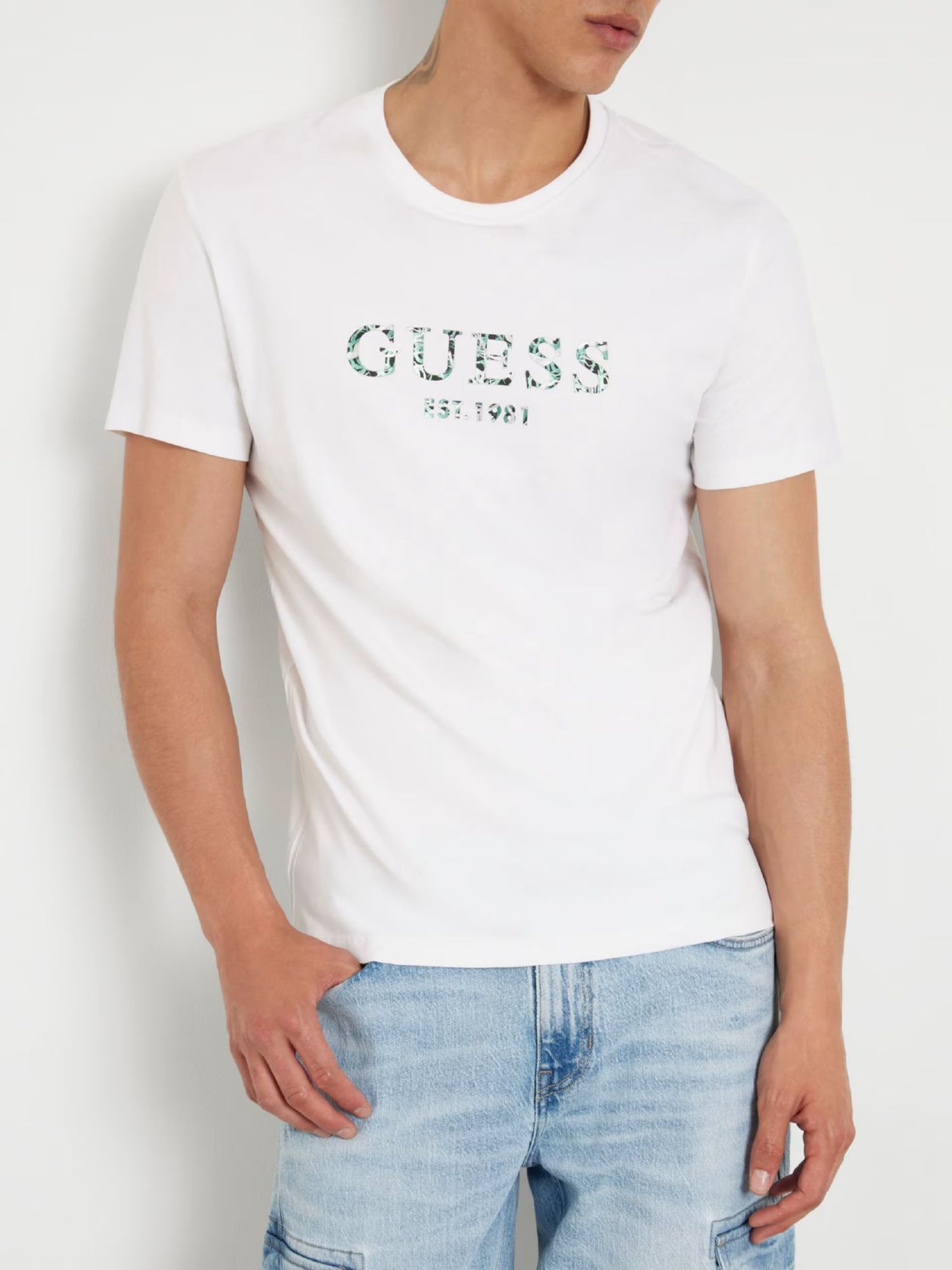 IRIDESCENT FRONT LOGO TEE - M4YI38J1314