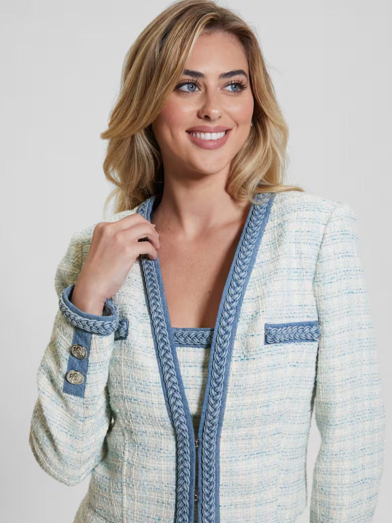TWEED BLAZER - W4RN38WFWV2