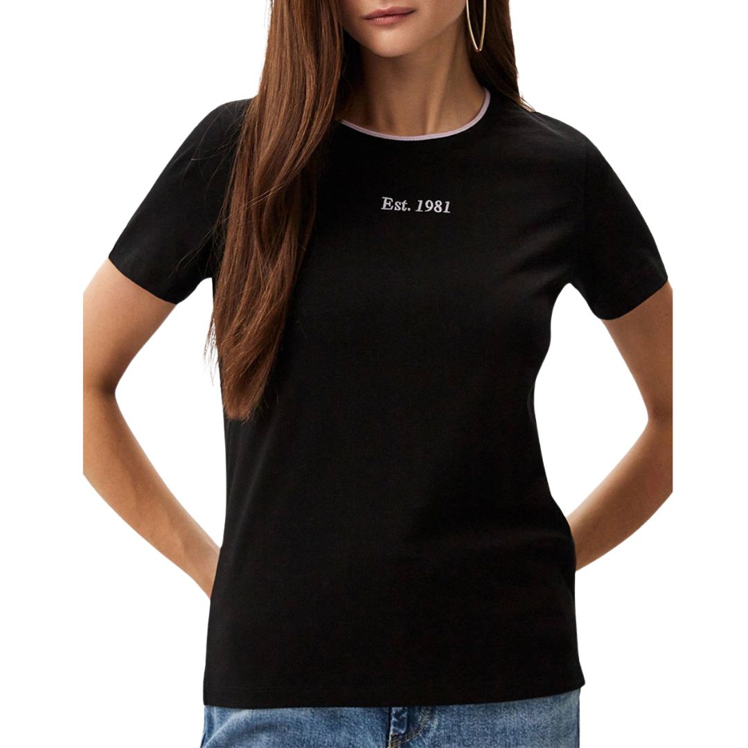 GUESS TWEED TEE - W4YI27I3Z14