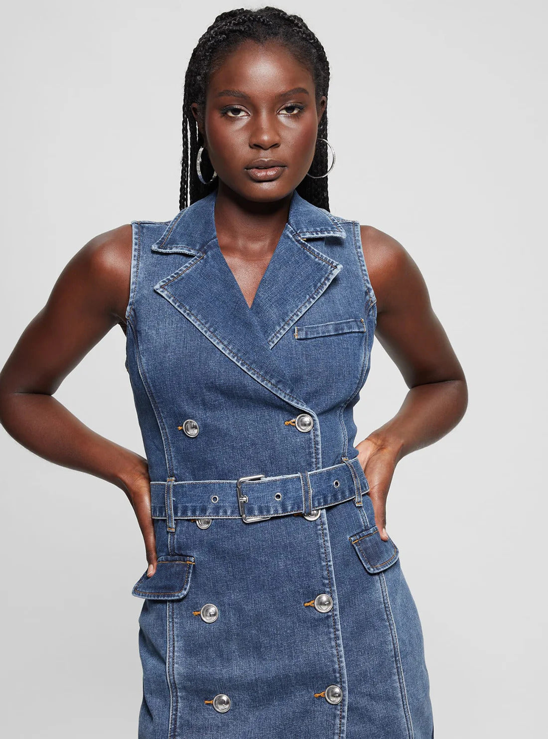 ANELA TRENCH MINI DRESS - W4YK92D55M0