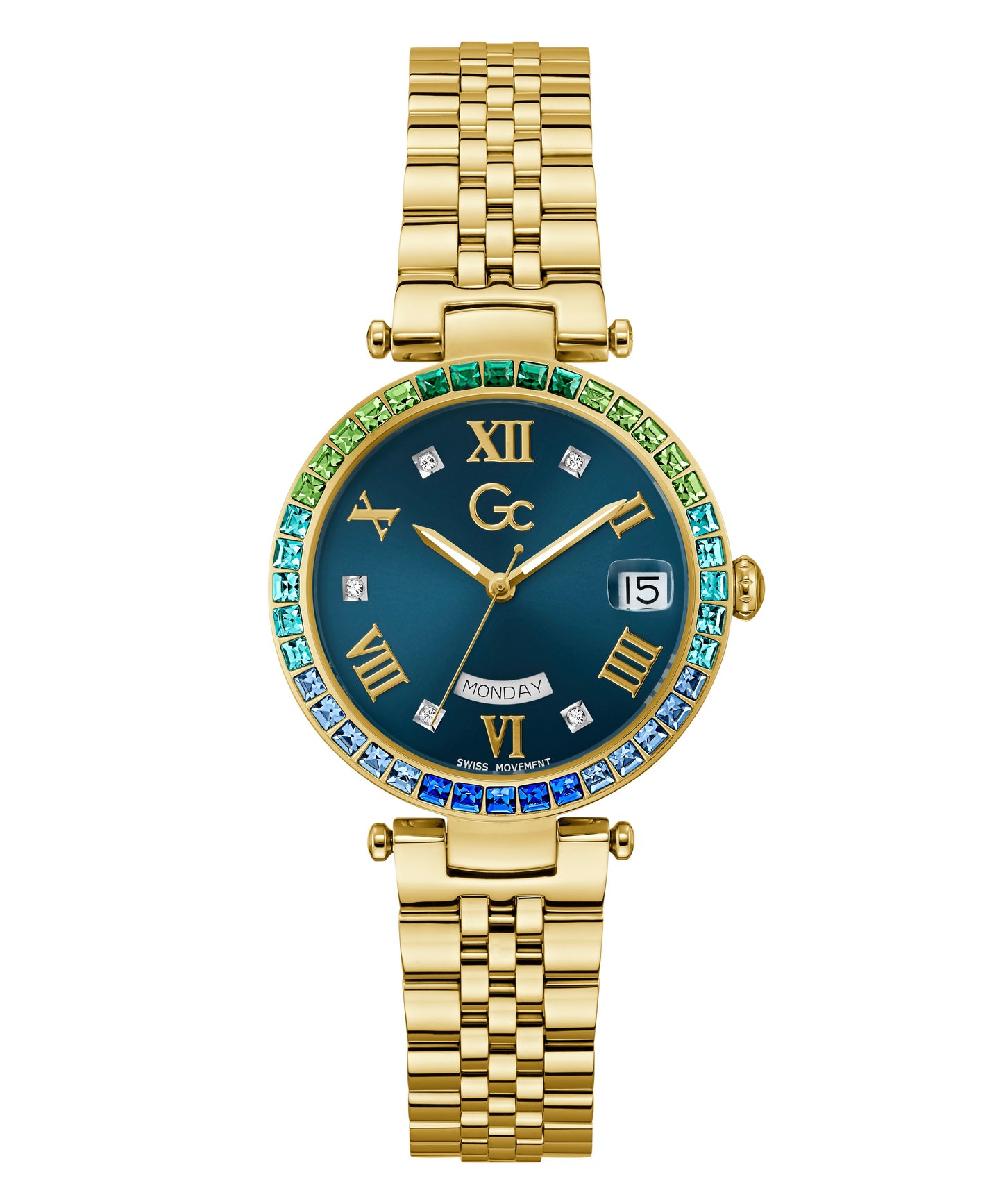 Gc Flair Crystal Ladies Watch - Z01021L7MF