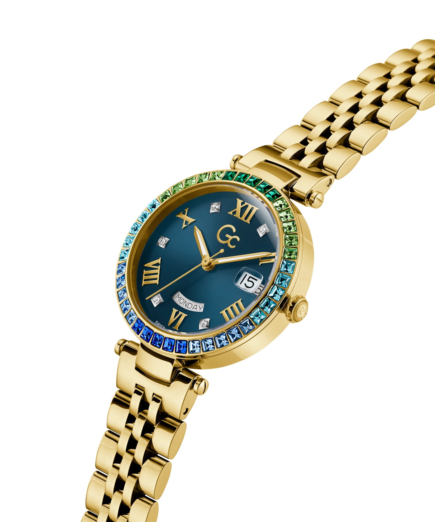 Gc Flair Crystal Ladies Watch - Z01021L7MF