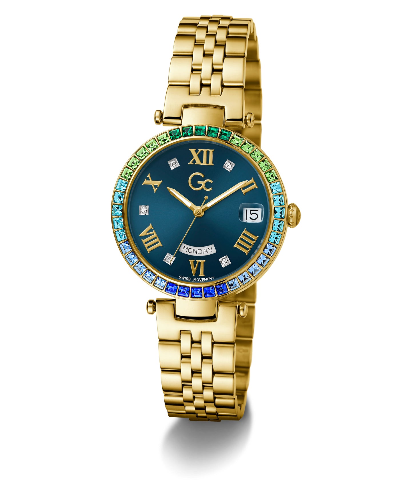 Gc Flair Crystal Ladies Watch - Z01021L7MF