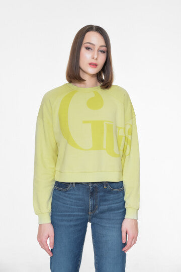LS GUESS LINKED UP SWEATSHIRT - W1GQ10R8OY4