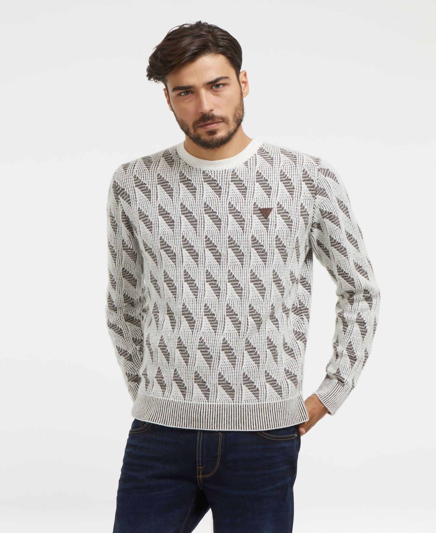 ALAN LS CN FANCY STITCH SWTR - M3BR14Z38T0