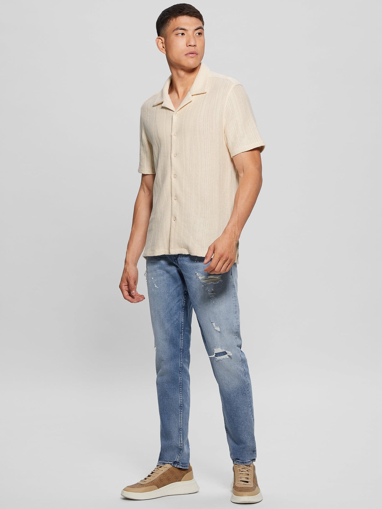 MOJAVE KNIT JACQUARD SHIRT - M3YP22KBTL0