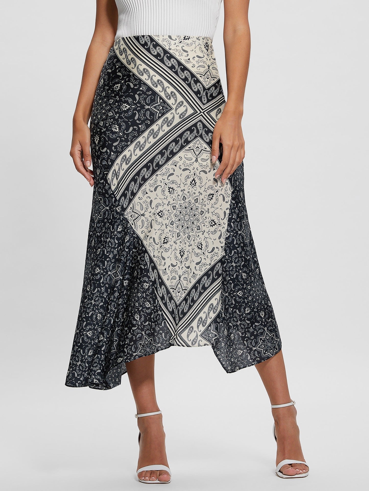 KATRINA ASYMMETRIC SKIRT - W3BD99WFQM2