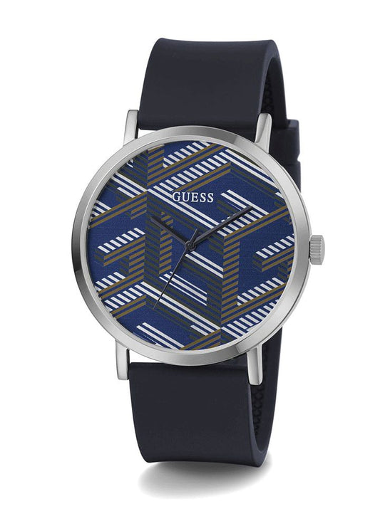 Guess Gents Watch G BOSSED Navy Silver - GW0625G1