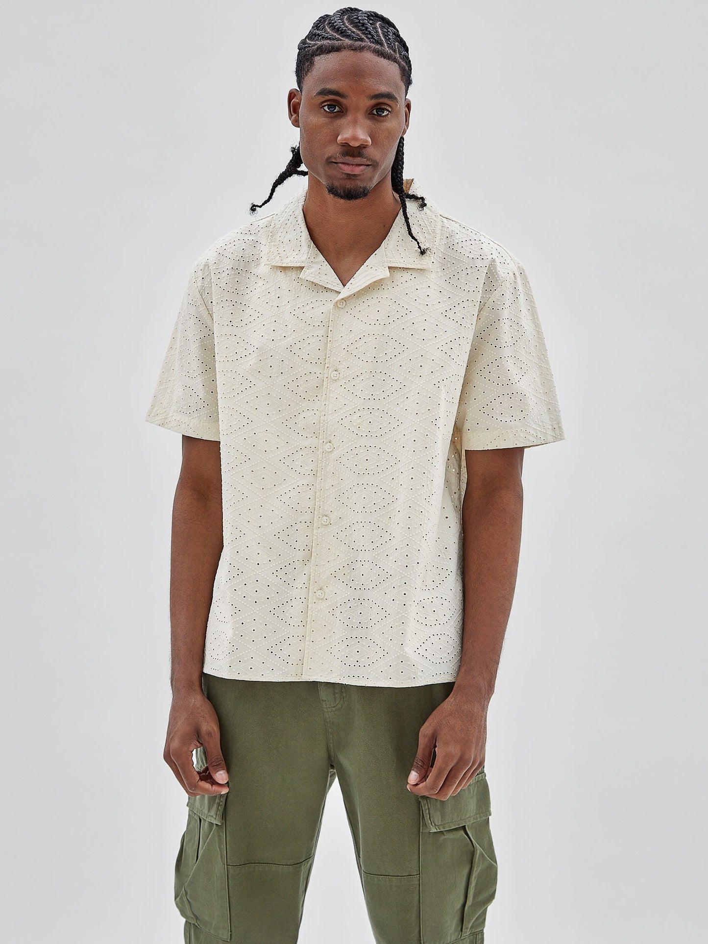 GO EYELET SS SHIRT - M3YH05WFJS0