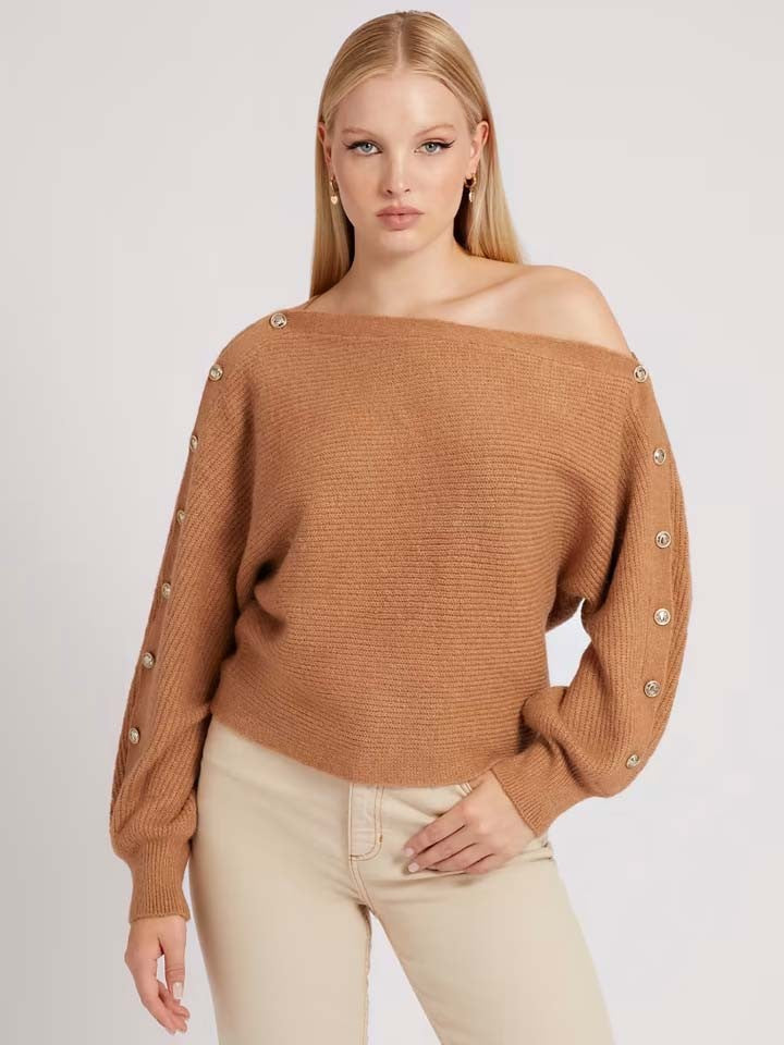 LS OFF SHOULDER MEGAN SWEATER - W2GR26Z2XU0