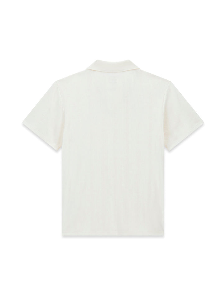 ANDRO RIB KNIT SHORT SLEEVE JOHHNY COLLA