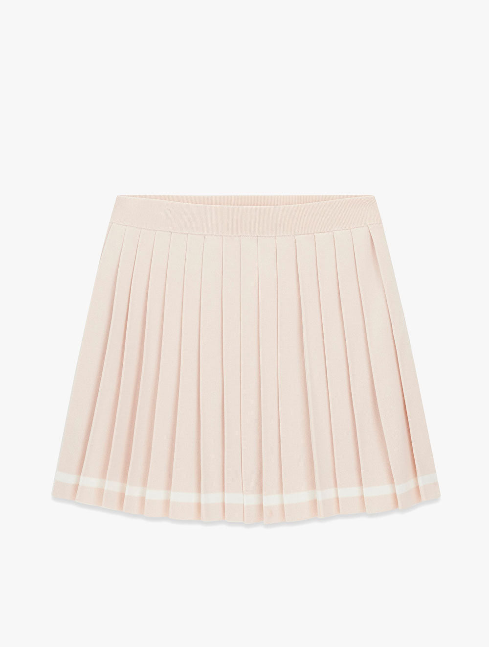 MEISHORT SLEEVEA PLEATED SKIRT SWEATER