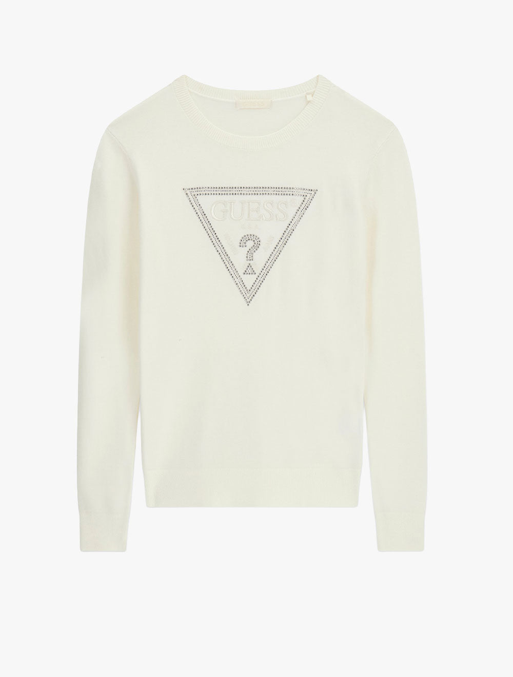 LONG SLEEVE CN KATIE TRIANGLE LOGO SWEATER