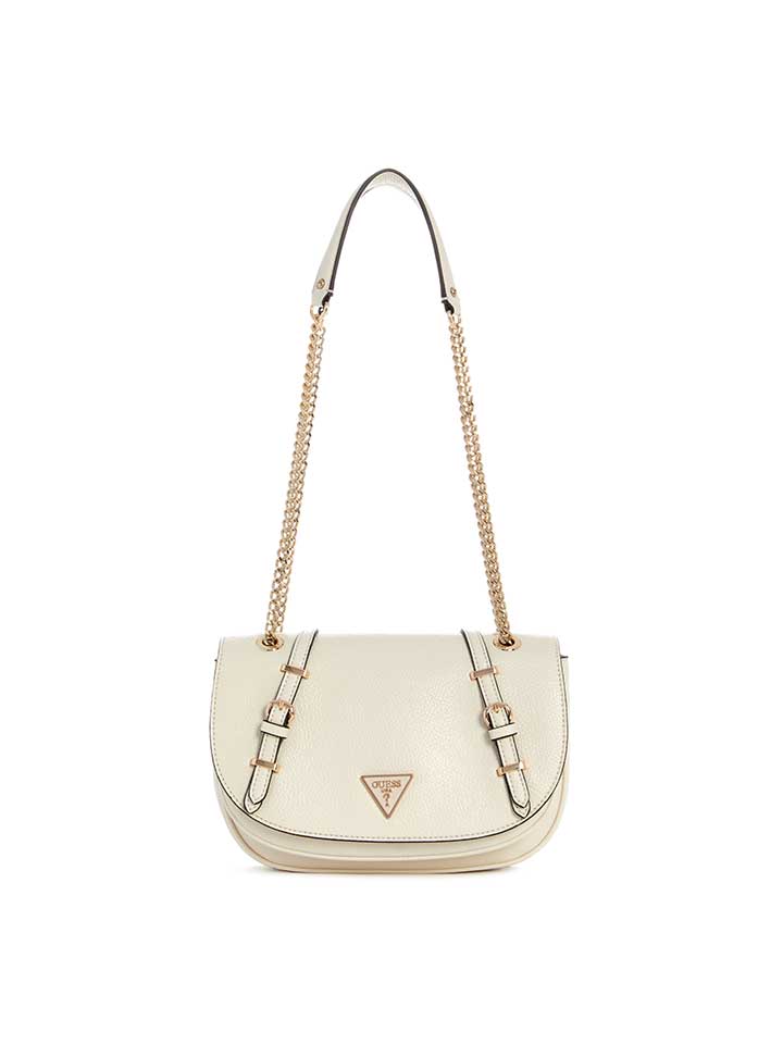 LEVIA CONVERTIBLE CROSSBODY FLAP - TAS GUESS ORIGINAL WANITA