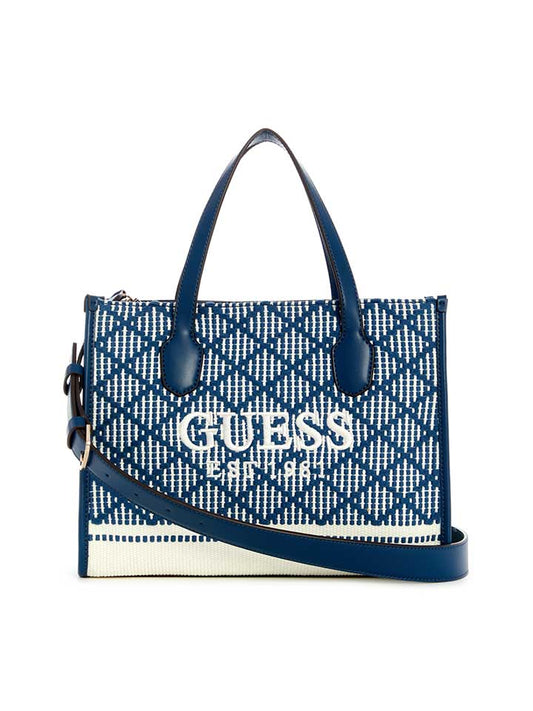 SILVANA 2 COMPARTMENT TOTE - TAS GUESS ORIGINAL WANITA