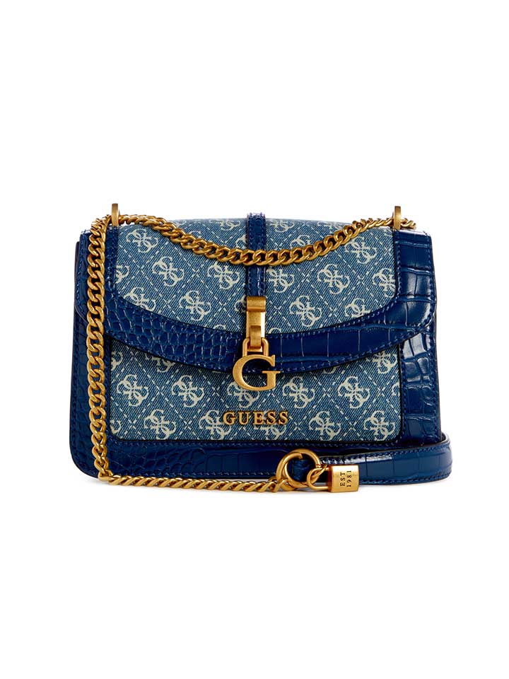 G JAMES LOGO CONVERTIBLE CROSSBODY FLAP – GUESS