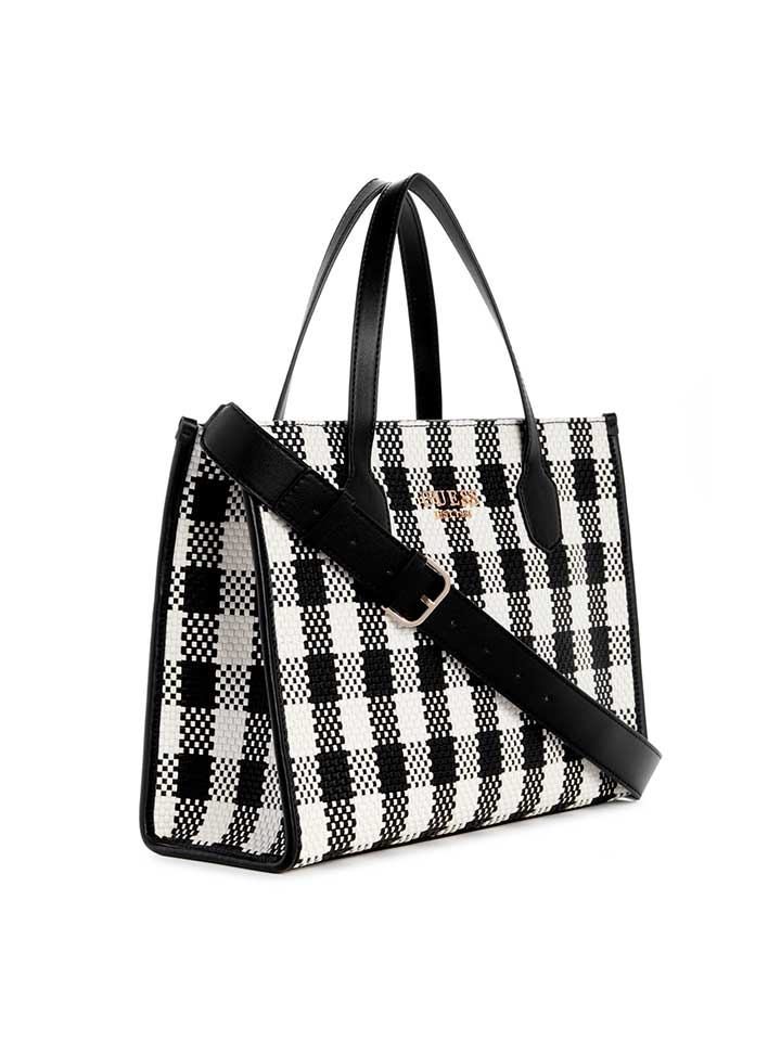 SILVANA 2 COMPARTMENT TOTE - TAS GUESS ORIGINAL WANITA