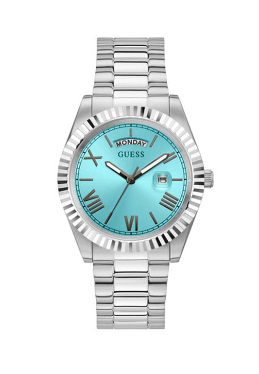 Guess Gents Watch Silver CONNOISSEUR - GW0265G11