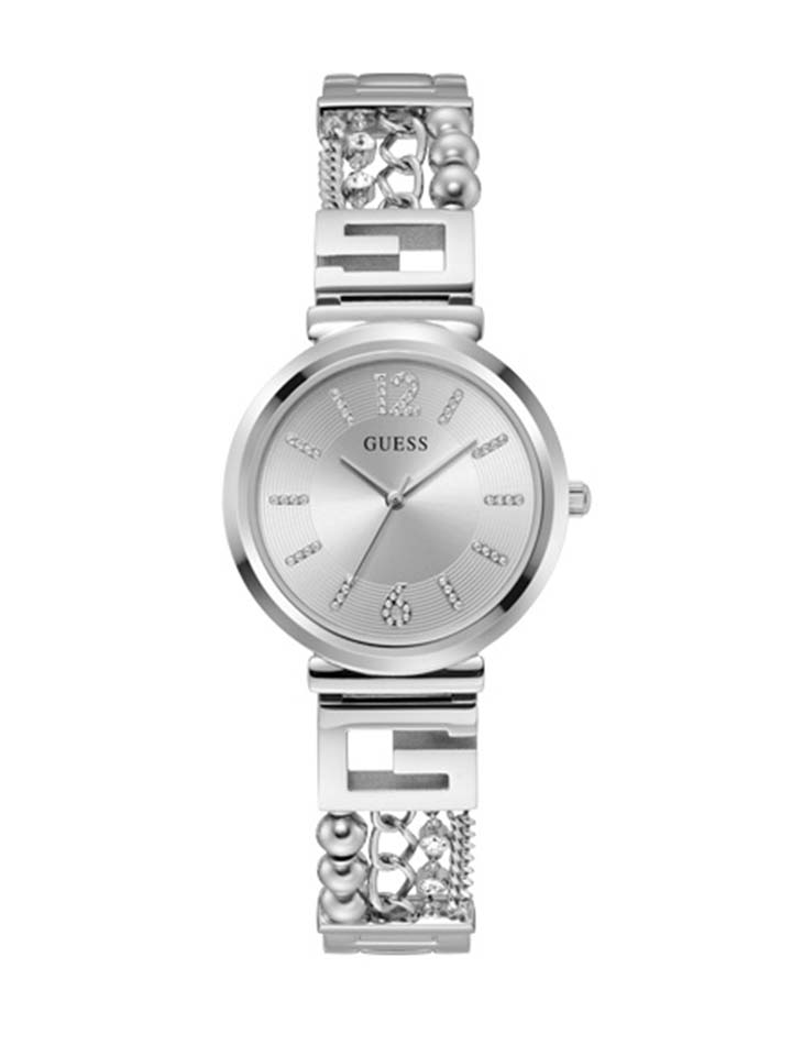 Guess Ladies Watch G CLUSTER Silver - GW0545L1