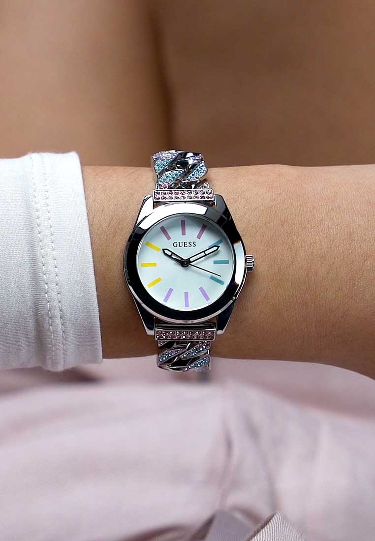 GUESS Ladies Watch SERENA  Silver Tone - GW0546L4