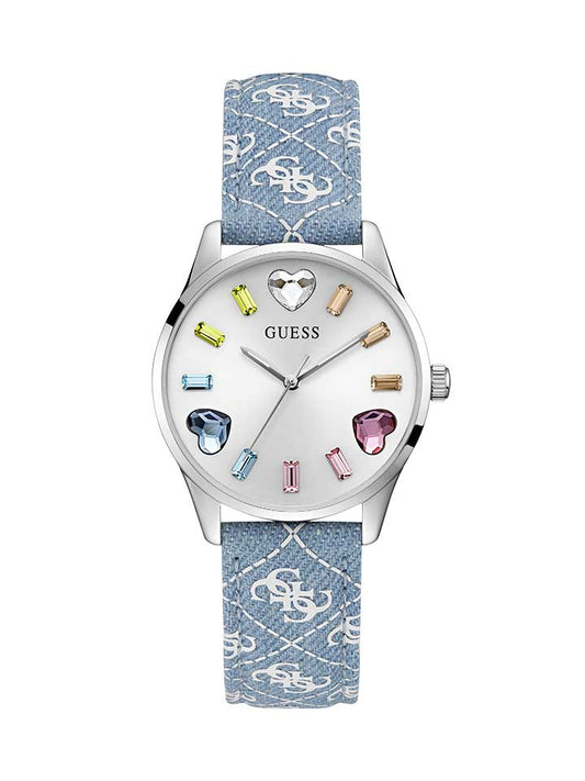 GUESS Ladies Watch CANDY HEARTS  Blue - GW0654L1