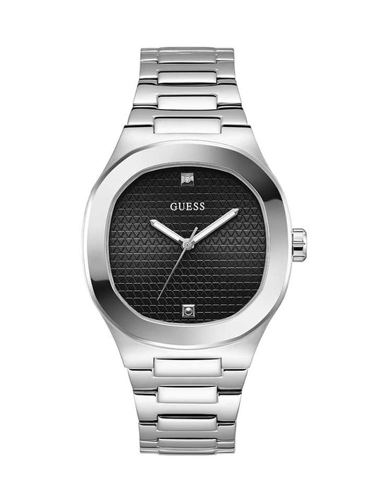 GUESS Gents Watch HEADLINE  Silver Tone - GW0662G1