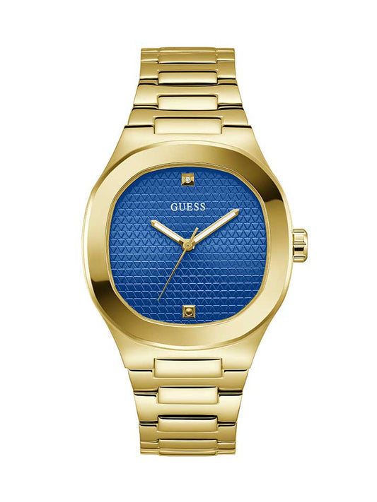 GUESS Gents Watch HEADLINE  Gold Tone - GW0662G2