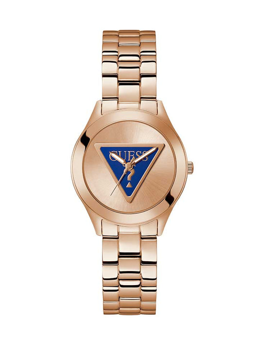 GUESS Ladies Watch TRI PLAQUE  Rose Gold Tone - GW0675L3