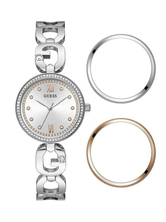 GUESS Ladies Watch EMPOWER  Silver Tone - GW0693L1