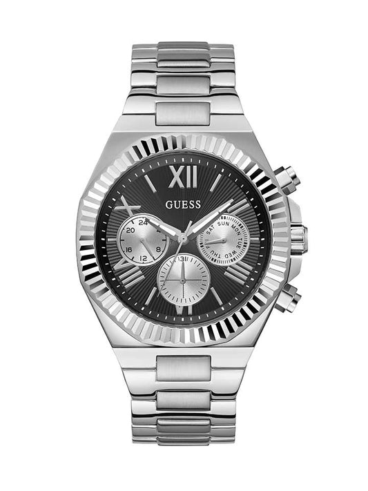 GUESS Gents Watch EQUITY  Silver Tone - GW0703G1